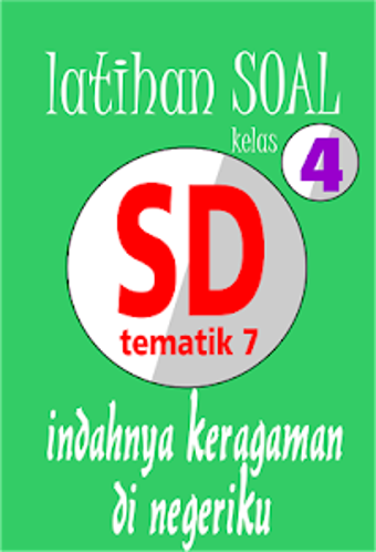 Latihan Soal SD Kelas 4 Tema 7