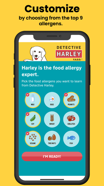 Harleys Food Allergy Game