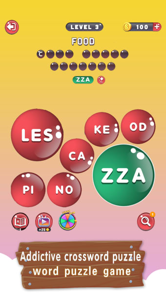 Puzzle Word Bubbles-Brain Game