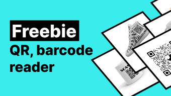 Freebie QR Code Reader Scanner