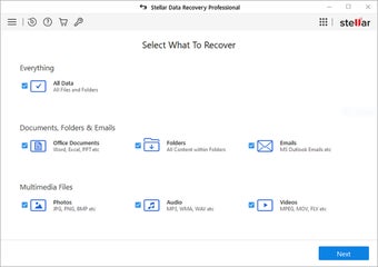 Stellar Data Recovery Professional