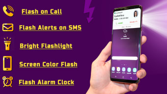 Flash on Call  SMS: Super LED Flashlight