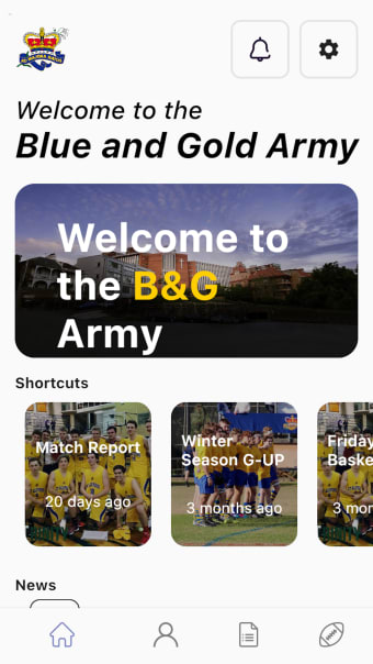 Blue and Gold Army