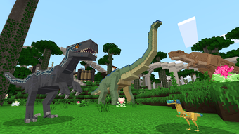 Dinosaur mods for Minecraft PE