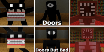 Scary Screech doors for Mcpe