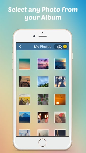 Photo Upload Roll – Edit Photos and Save for Send