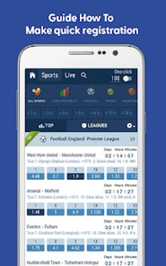 1x sports betting tips app