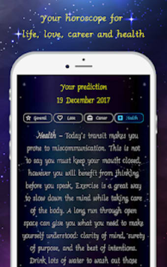 Daily Horoscope Fingerprint