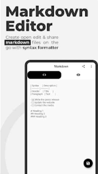 Markdown Editor - Edit .md fil