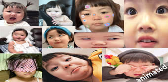 Korean Baby Animated WaSticker