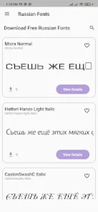 Russian Fonts