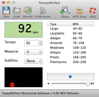 TempoPerfect Metronome for Mac Free