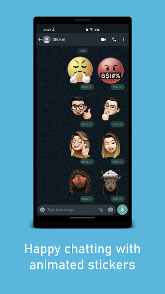 3D Emoji Animated Stickers WAStickerApps