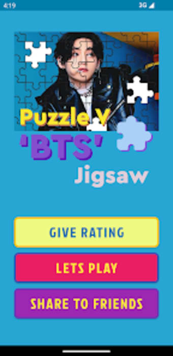 V Jigsaw Puzzle BTS Game