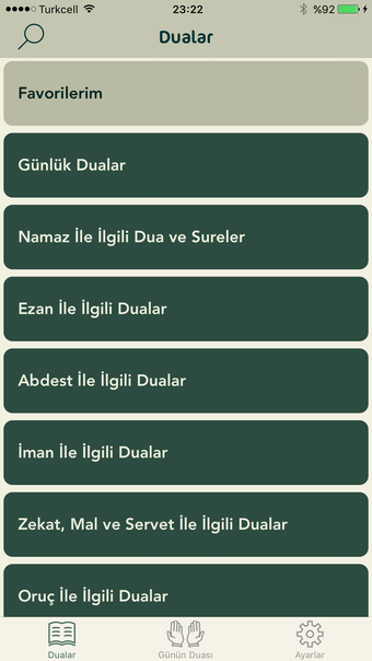 Günlük Dualar