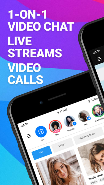 Video chat: talk to strangers