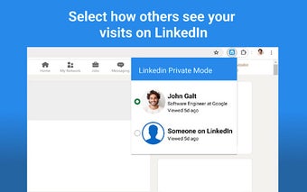 Linkedin Private Mode