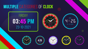 Neon clock: Neon Night Clock