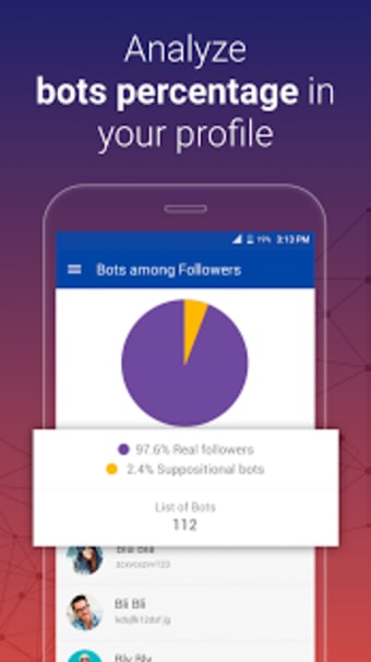 Unfollowers & Followers Analytics for Instagram