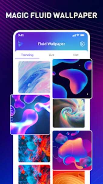 Magic Fluids Live Wallpaper 4k