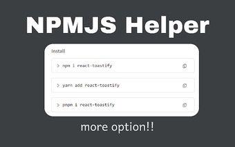 npmjs helper