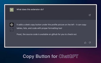 Copy Button for ChatGPT