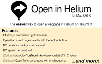 Open in Helium