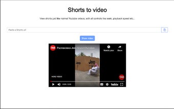 Shorts2Video : Youtube shorts to normal video