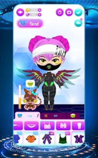 Cyberpunk Doll Dress Up Game