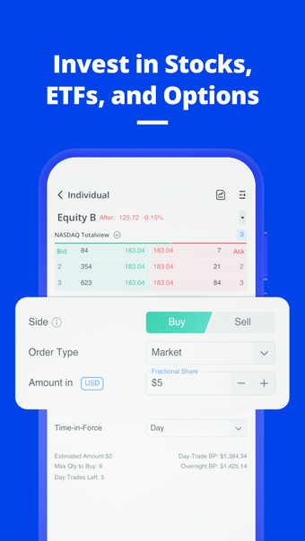 Webull: Stocks ETFs  Options