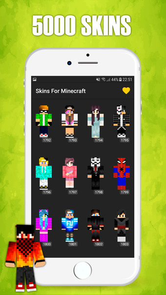 Skins for Minecraft PE