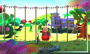 Motu Patlu Bicycle Riding