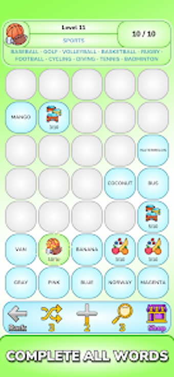 Tangle Words: Word Search Game