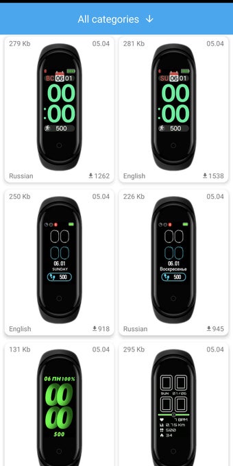 Mi Band 5 WatchFaces