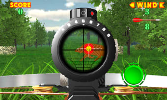 Crossbow shooting gallery. Shooting simulator