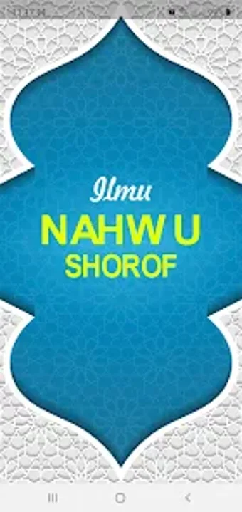 Ilmu Nahwu Shorof Pesantren