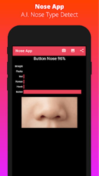 Nose App-A.I. Nose type detect