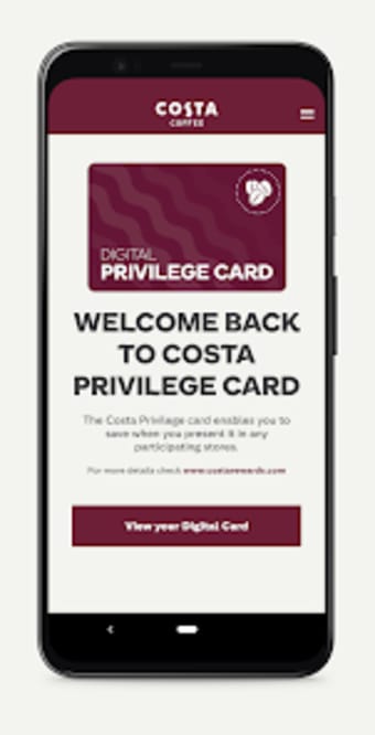 Costa Privilege Card