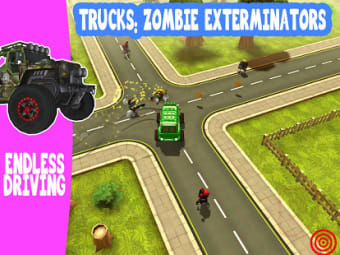 Crush zombies in this Truck driving simulator