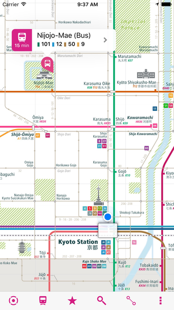 Kyoto Rail Map Lite para iPhone - Download