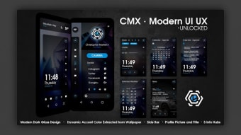 CMX  Modern UI UX  KLWP Theme