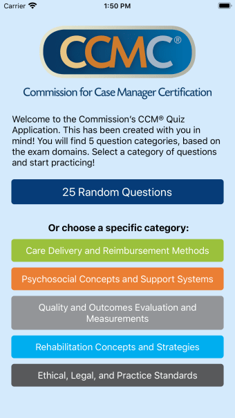 CCM Quiz App