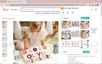 Etsy Images Downloader