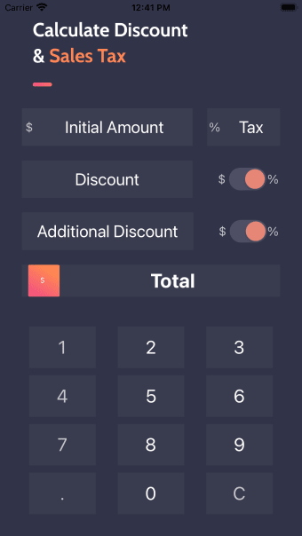 Calculate Discount  Sales Tax