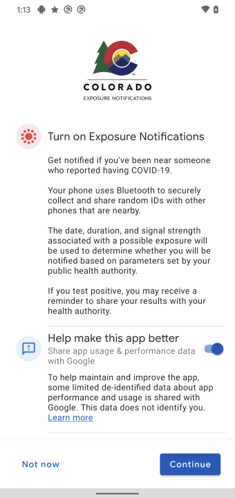 CO Exposure Notifications