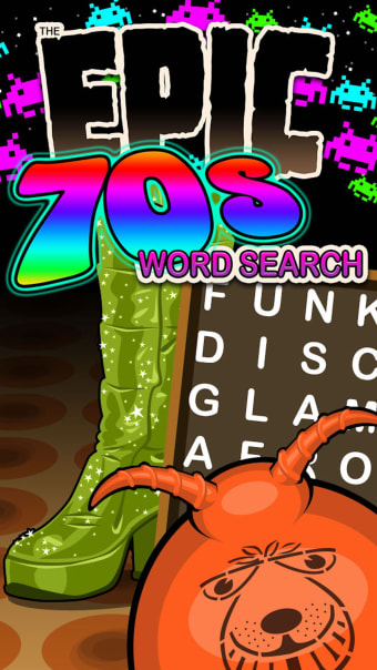 Epic 70s Word Search - giant seventies wordsearch
