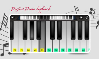 Real HD piano perfect keyboard