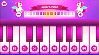 Pink Unicorn Piano - Free Piano Music For All Ages