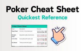 Poker Cheat Sheet