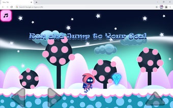 Collect Gem Platform Game